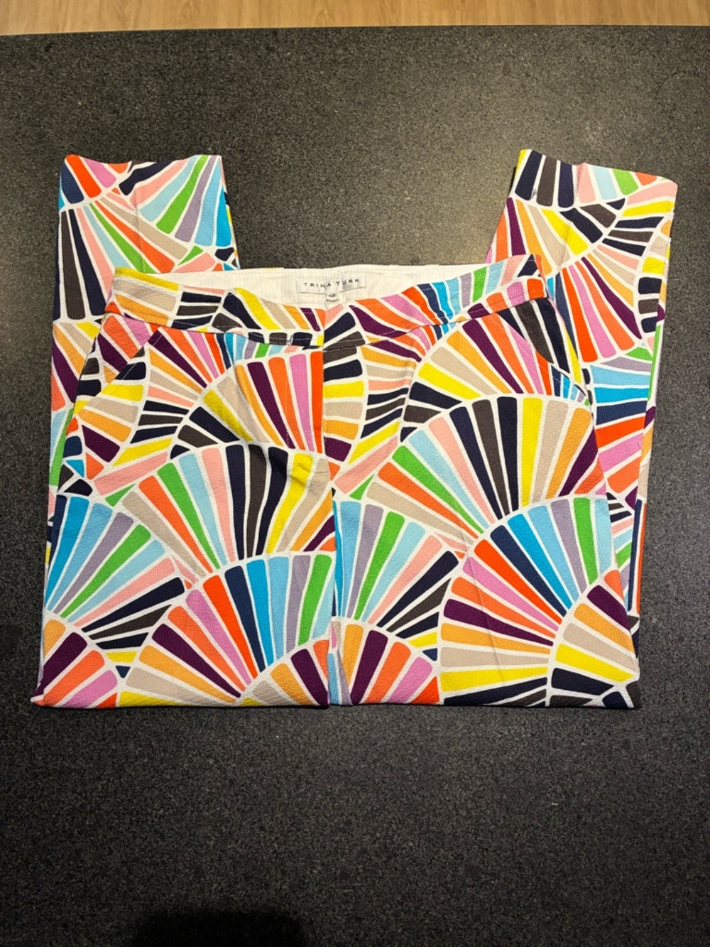 NWT Trina Turk colorful abstract print pants